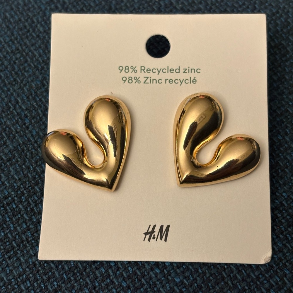H&M Gold Stud Earrings